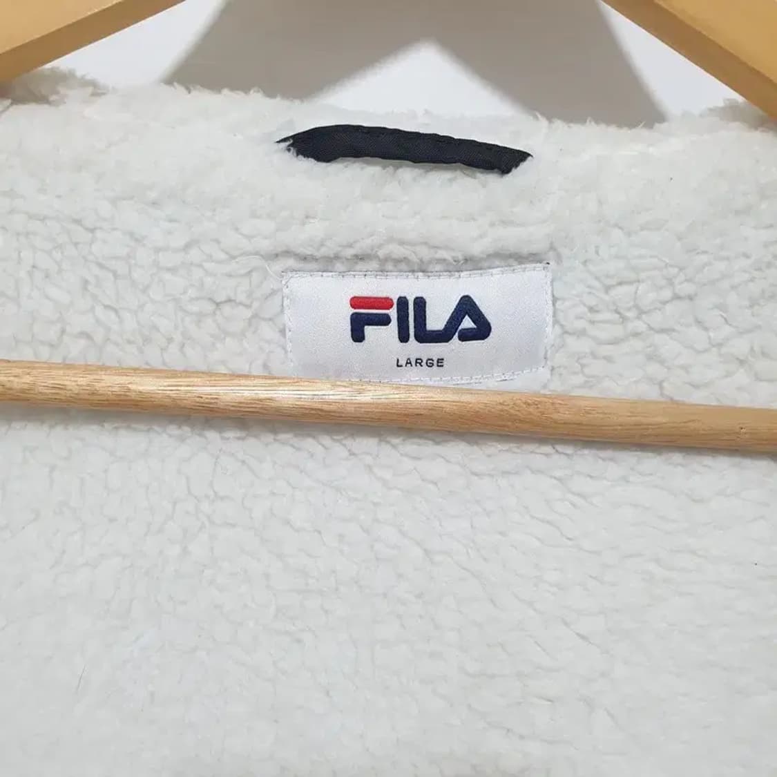 휠라 양털 벤치 코트 롱 자켓 L_W0277 상품이미지7