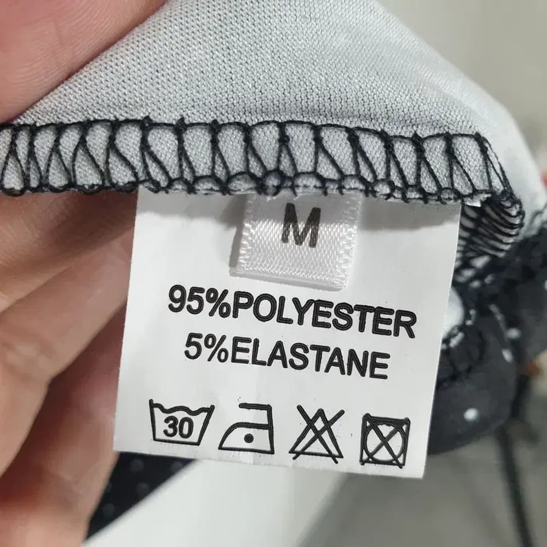 새틴 도트 민소매 블라우스 M_S1124 상품이미지4