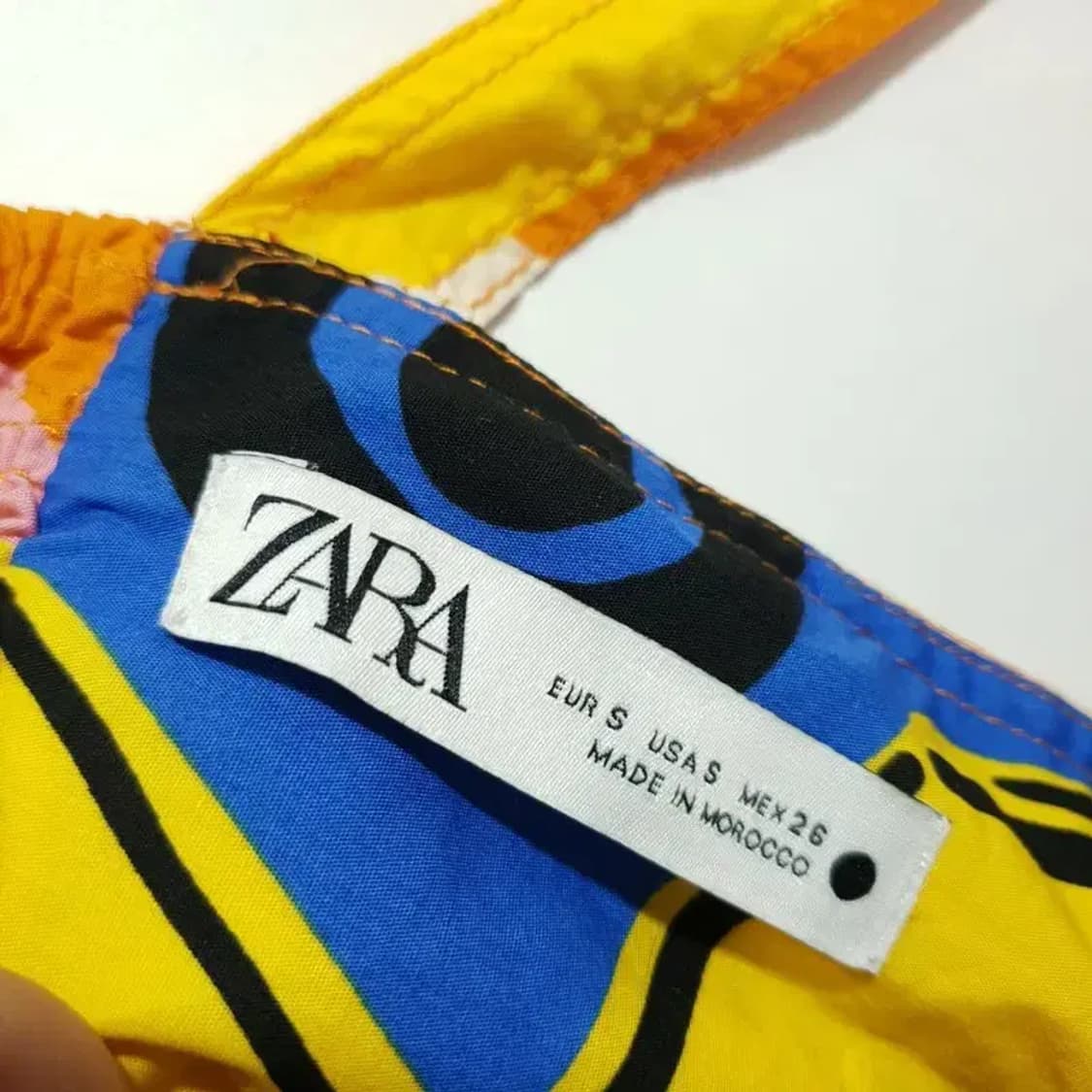 자라 프린티드 크롭 탑 S_S1123 상품이미지4