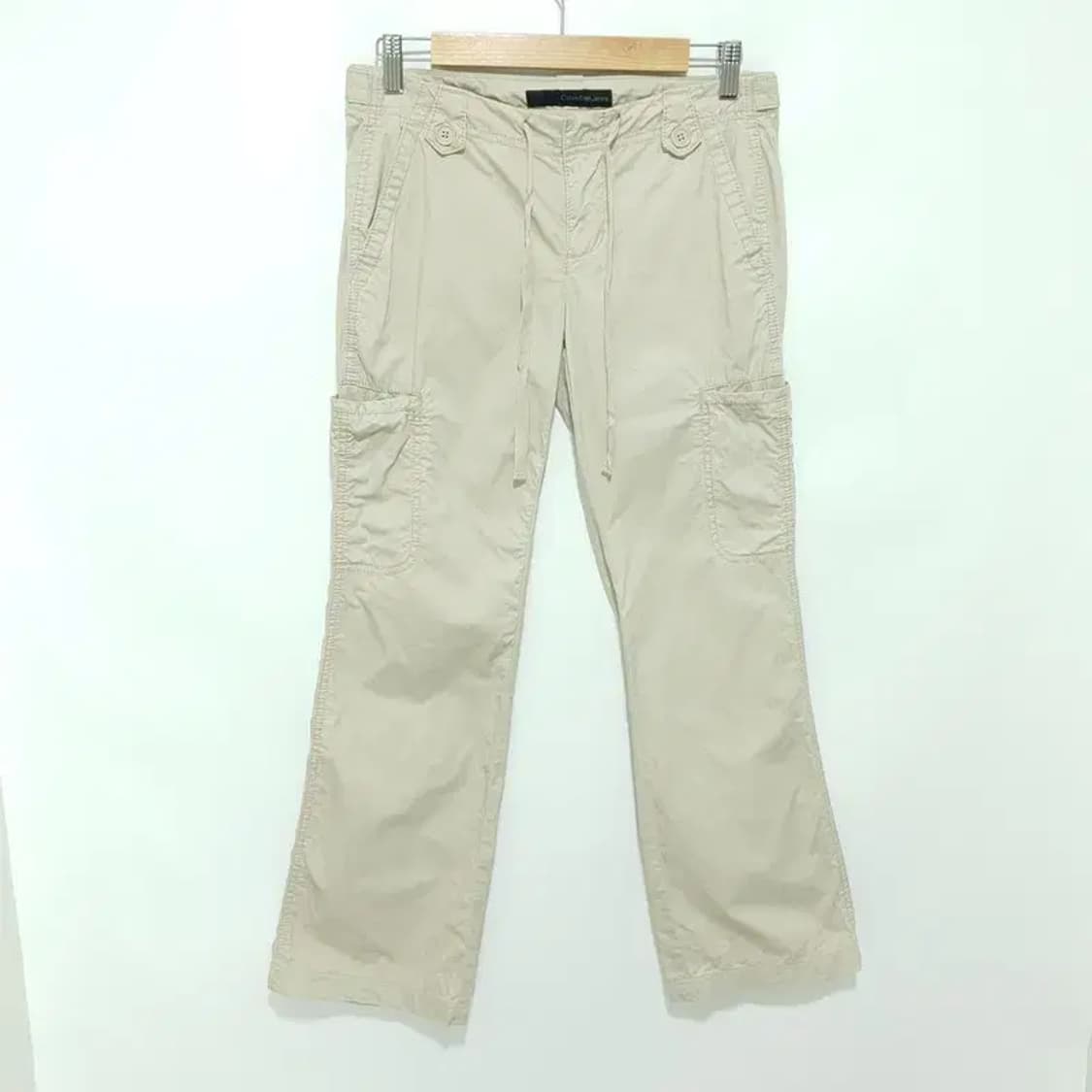 캘빈 클라인 여성 세미 부츠컷 카고 팬츠 27_S1133 상품이미지1