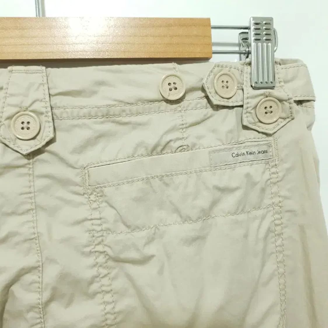 캘빈 클라인 여성 세미 부츠컷 카고 팬츠 27_S1133 상품이미지7