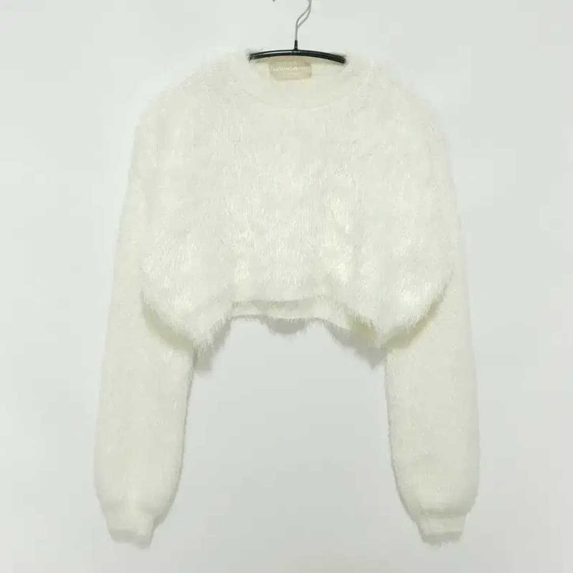 크롭 앙고라 니트 F_M1145 상품이미지1