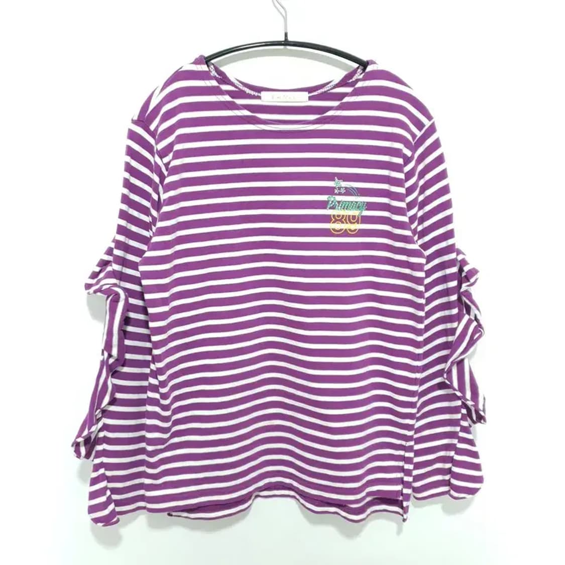 에고이스트 루즈핏 러플 긴팔티 F_M1148 상품이미지1