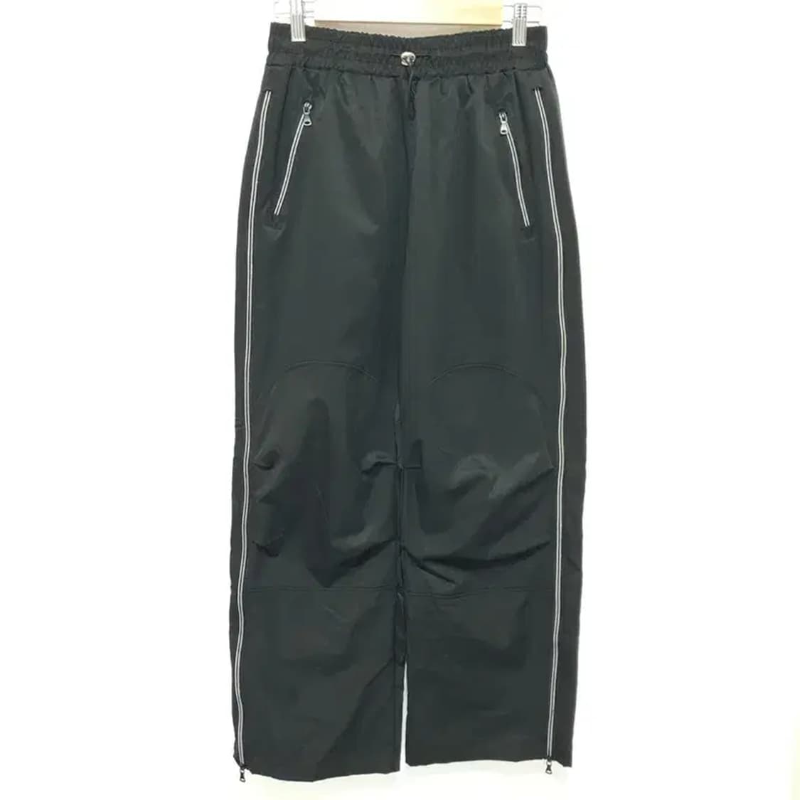 여성 사이드 지퍼 트레이닝 와이드 팬츠 L_M1151 상품이미지1