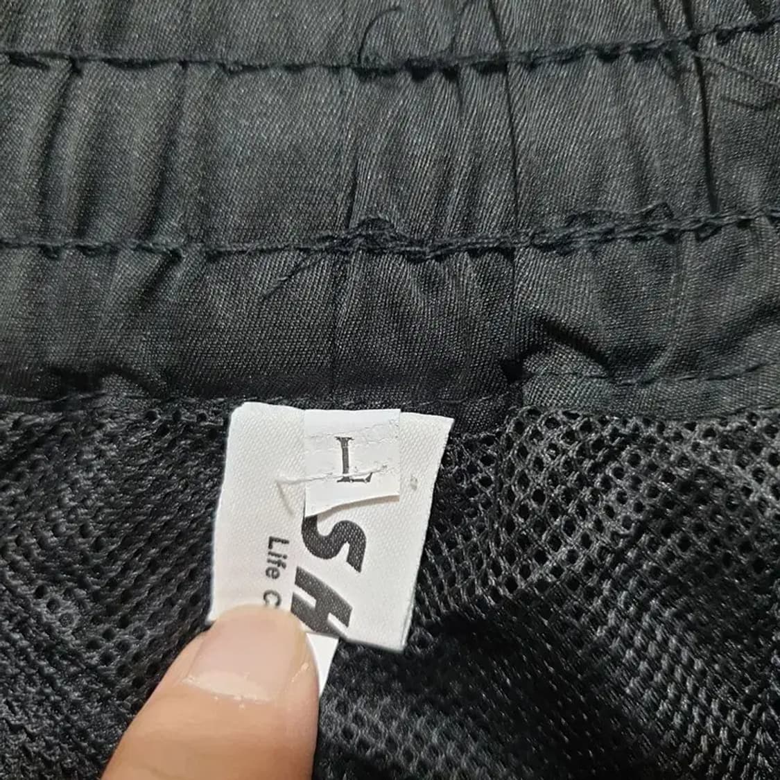 여성 사이드 지퍼 트레이닝 와이드 팬츠 L_M1151 상품이미지6