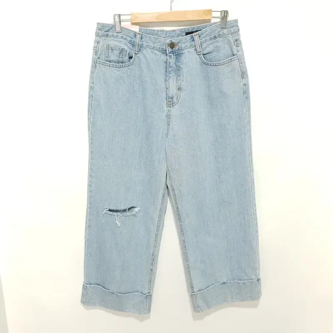 리리앤코 와이드 데님 팬츠 XL_M1156 상품이미지1