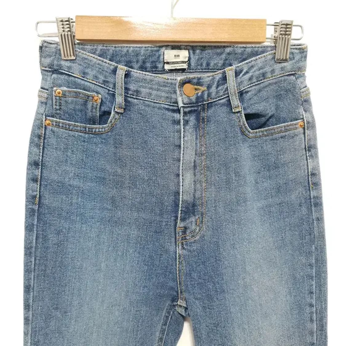 느낌표 하이라이즈 부츠컷 데님 팬츠 M_M1157 상품이미지2