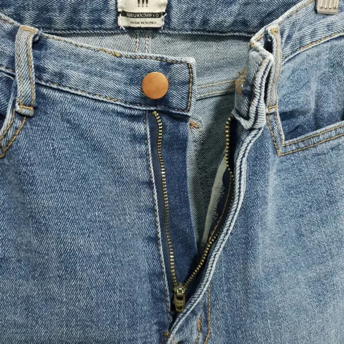 느낌표 하이라이즈 부츠컷 데님 팬츠 M_M1157 상품이미지6