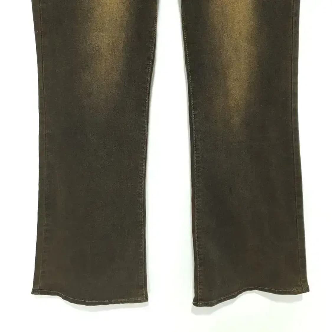 UNUSUALLY 언유즈얼리 워싱 부츠컷 데님 팬츠 XL_M1158 상품이미지3