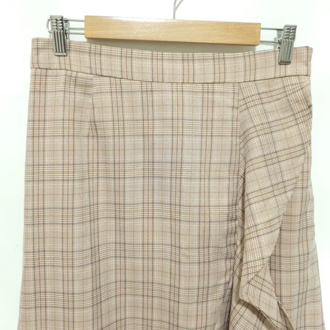 리리앤코 체크 언발 프릴 스커트 2_S1145 상품이미지2