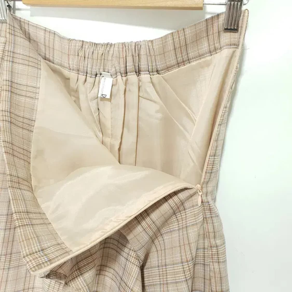 리리앤코 체크 언발 프릴 스커트 2_S1145 상품이미지6