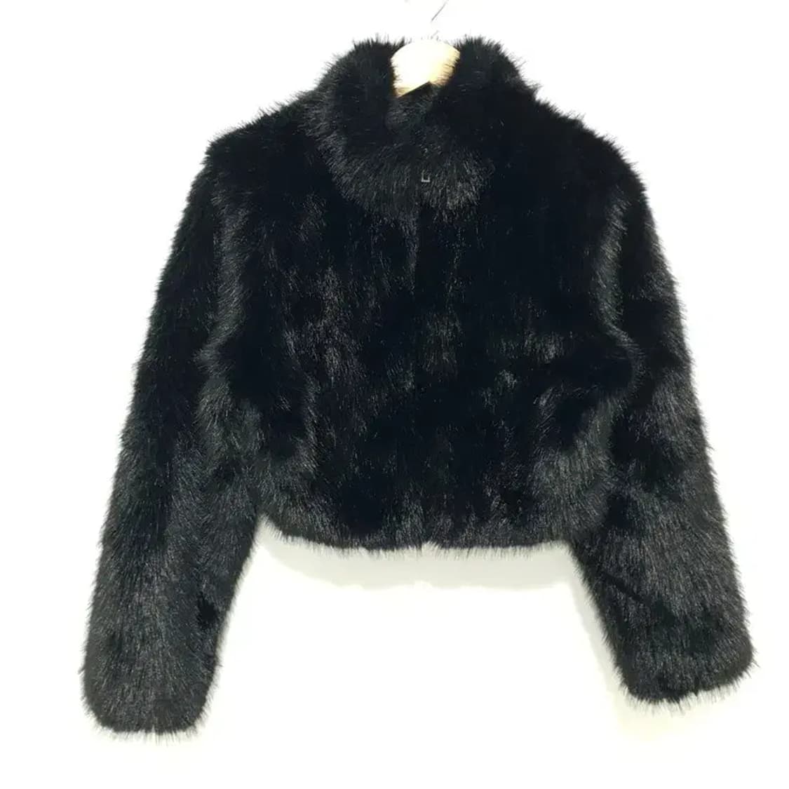 KONHANFAN 여성 크롭 퍼 자켓 F_W0281 상품이미지1