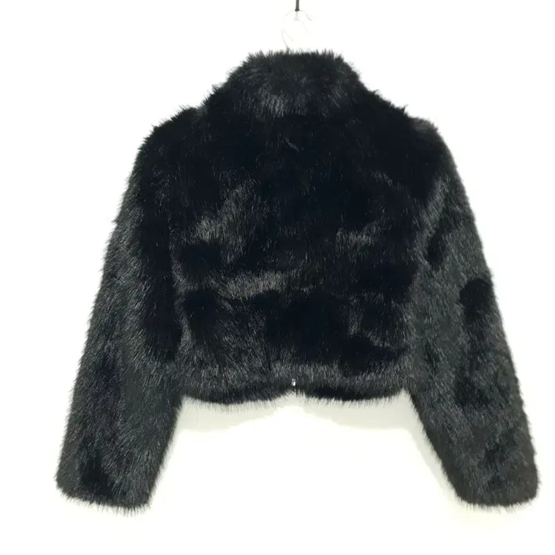 KONHANFAN 여성 크롭 퍼 자켓 F_W0281 상품이미지4