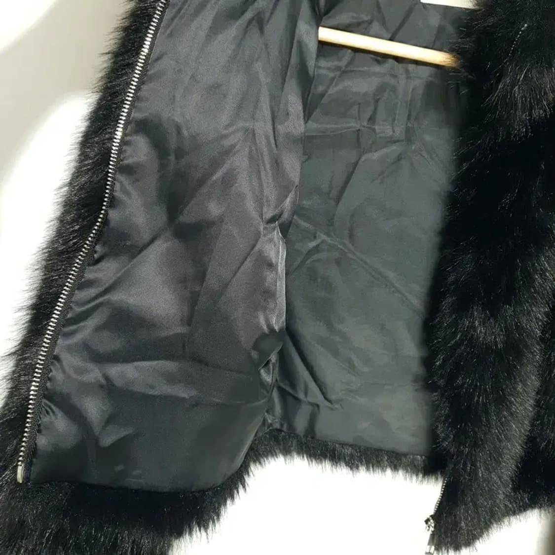 KONHANFAN 여성 크롭 퍼 자켓 F_W0281 상품이미지5