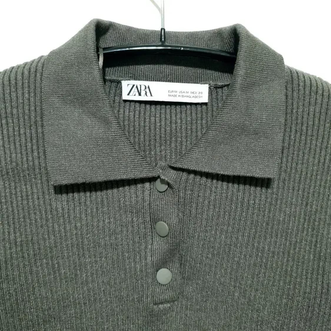 자라 골지 카라 니트 M_M1162 상품이미지2