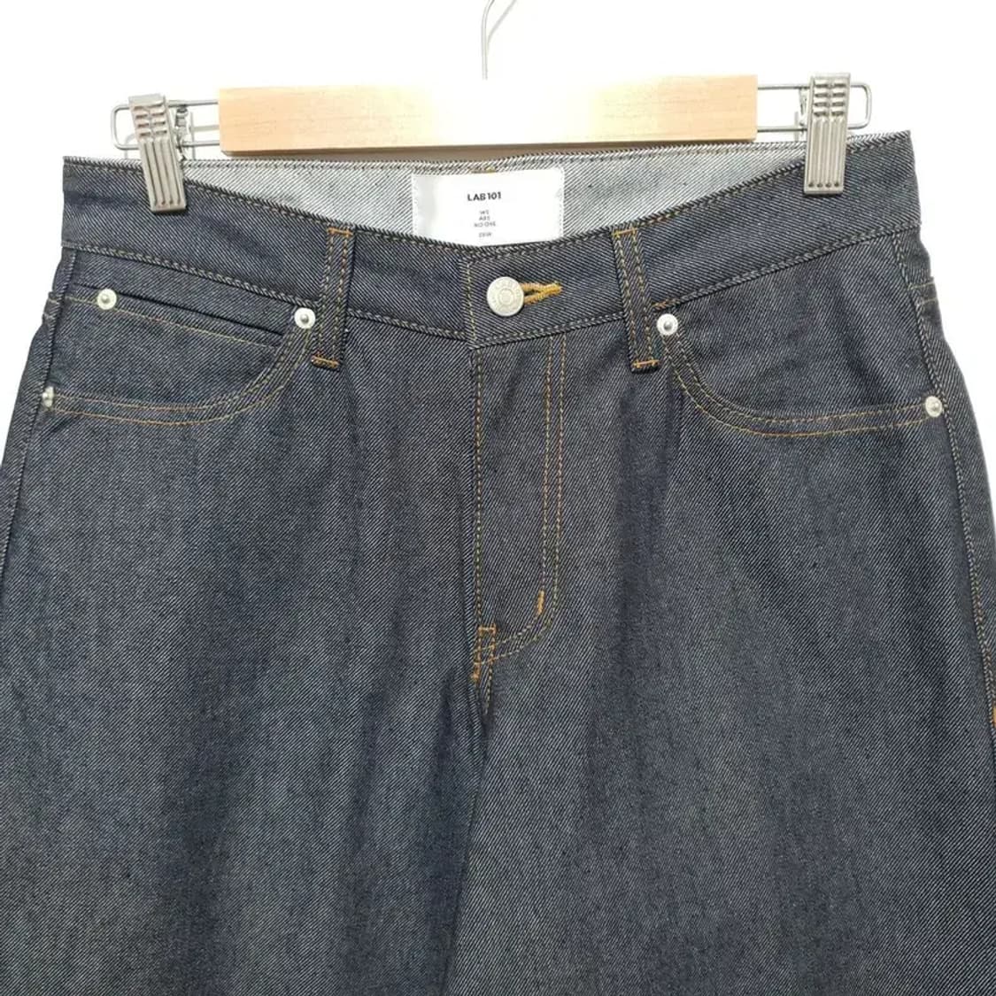LAB101 생지 와이드 데님 팬츠 28_M1174 상품이미지2