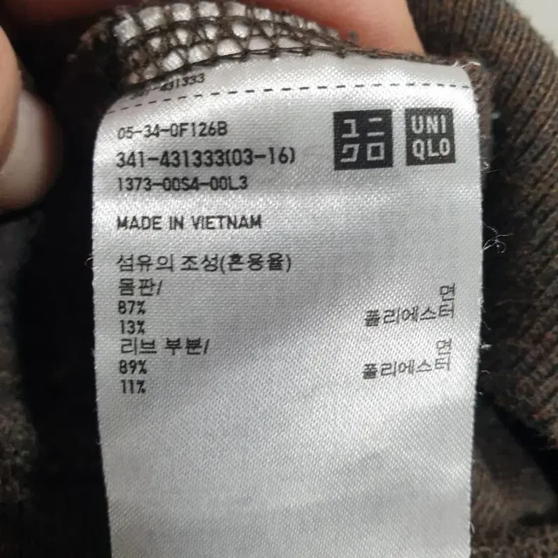 유니클로 U 기모 후드티 S_W0286 상품이미지7