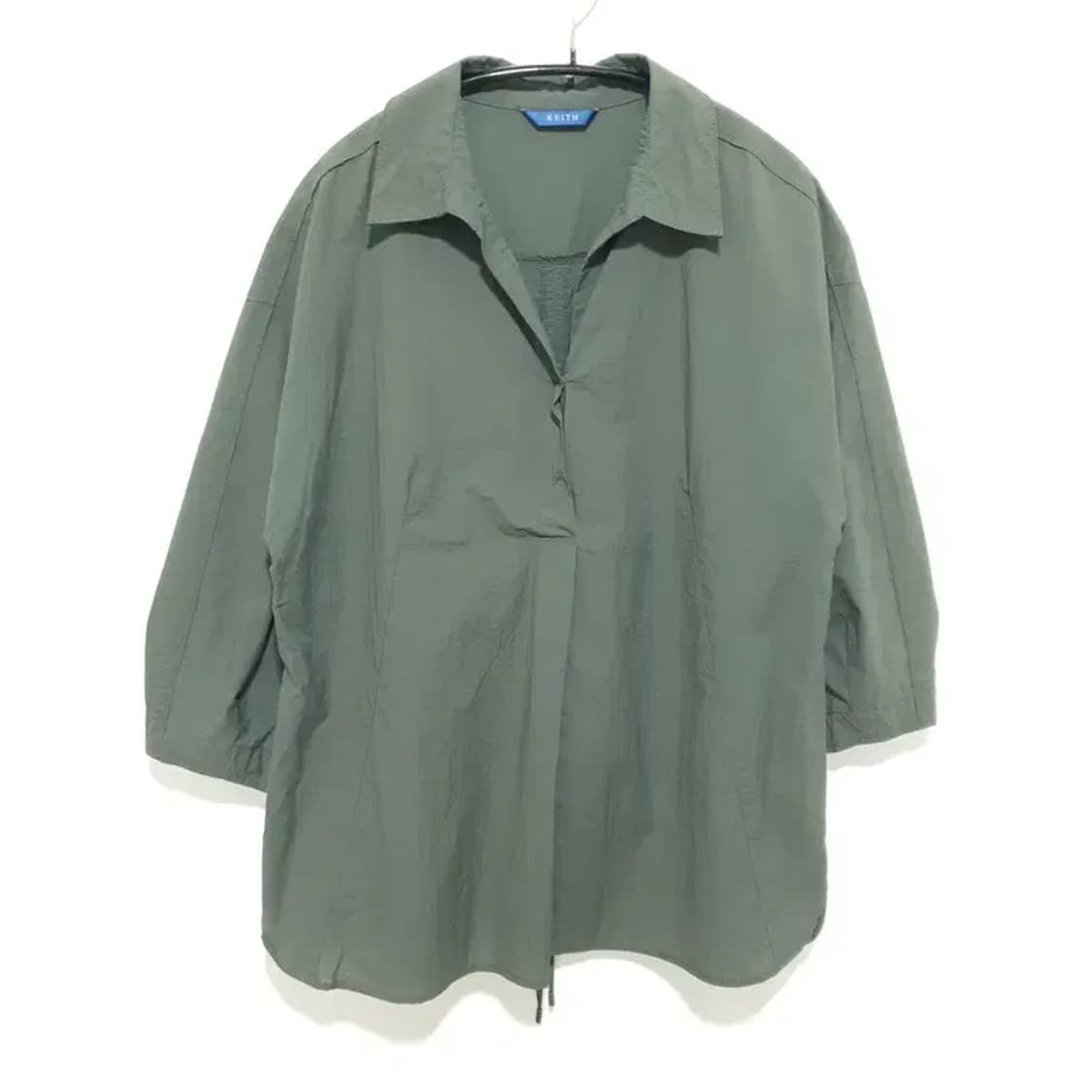 키이스 오픈카라 7부 블라우스 85-160_S1152 상품이미지1