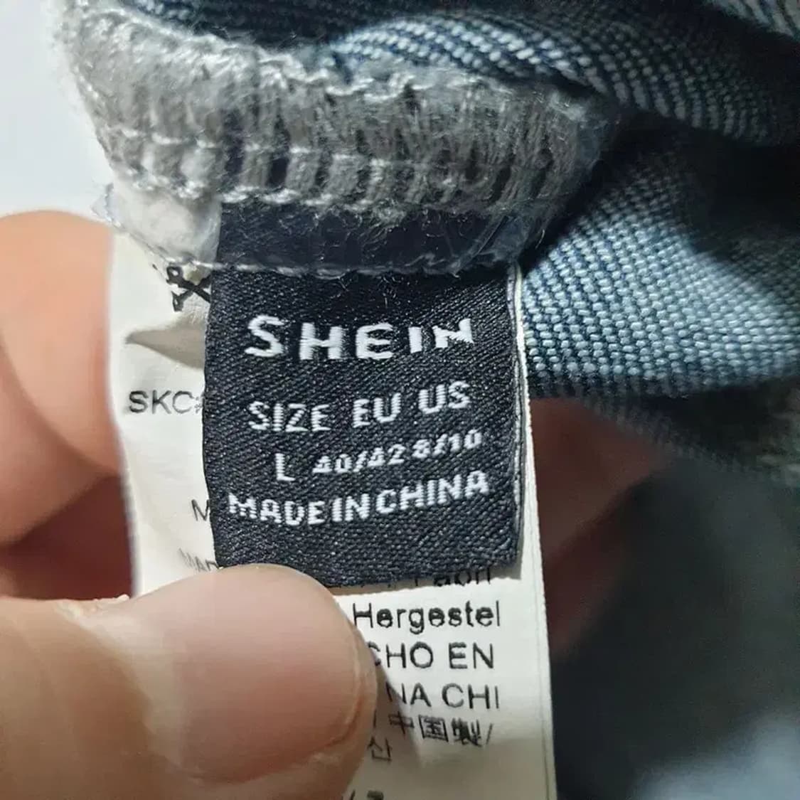 홀터넥 데님 플리츠 원피스 L_S1156 상품이미지7