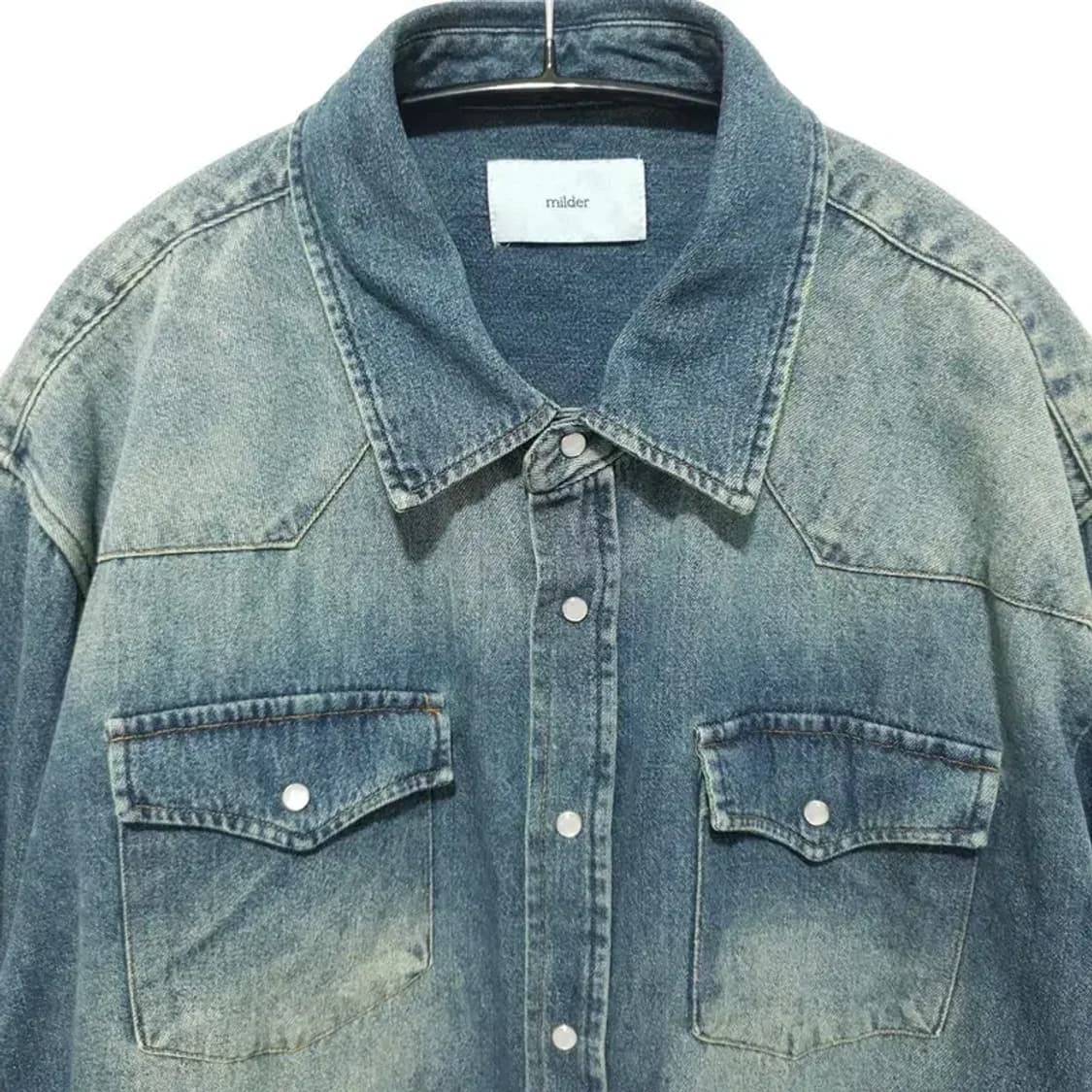 Milder 데님 웨스턴 셔츠 F_M1176 상품이미지2