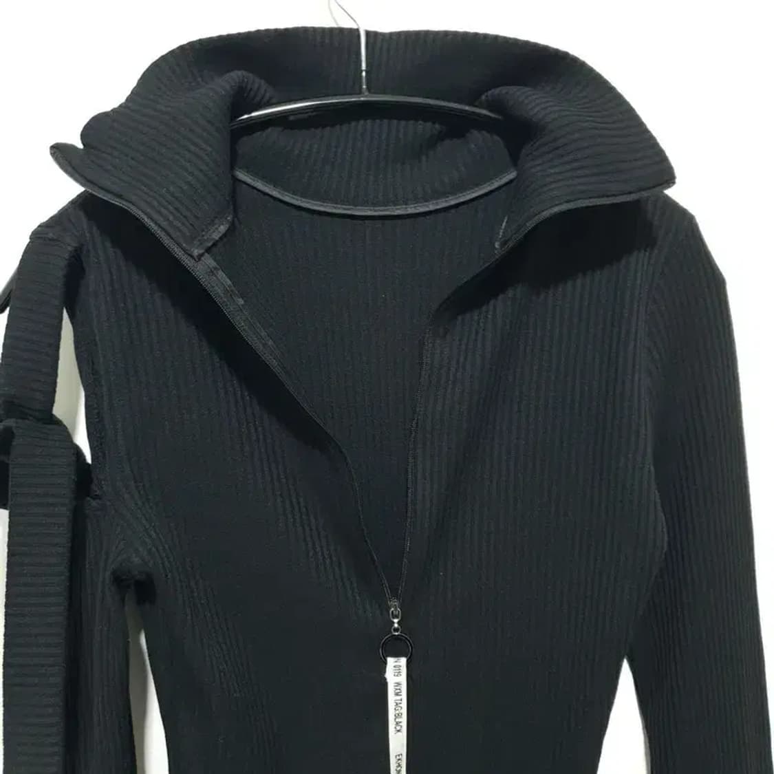 에콘 리본디테일 골지 터틀넥 니트 F_M1183 상품이미지3