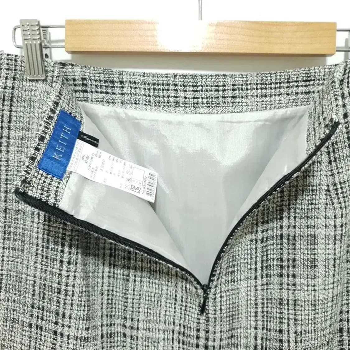 키이스 트위드 스커트 67-90_M1185 상품이미지6