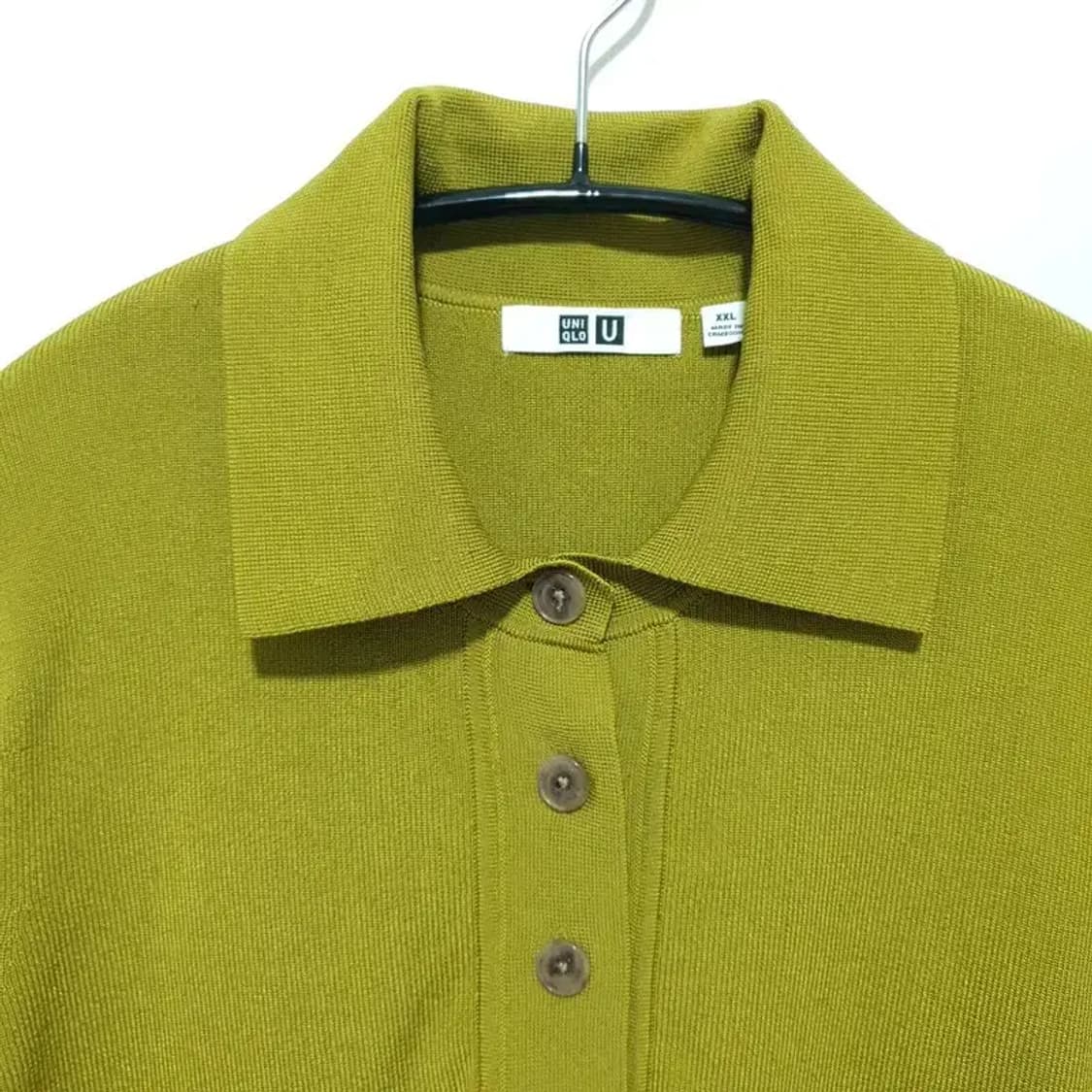 유니클로 U 여성 반팔 카라 니트 XXL_S1171 상품이미지2