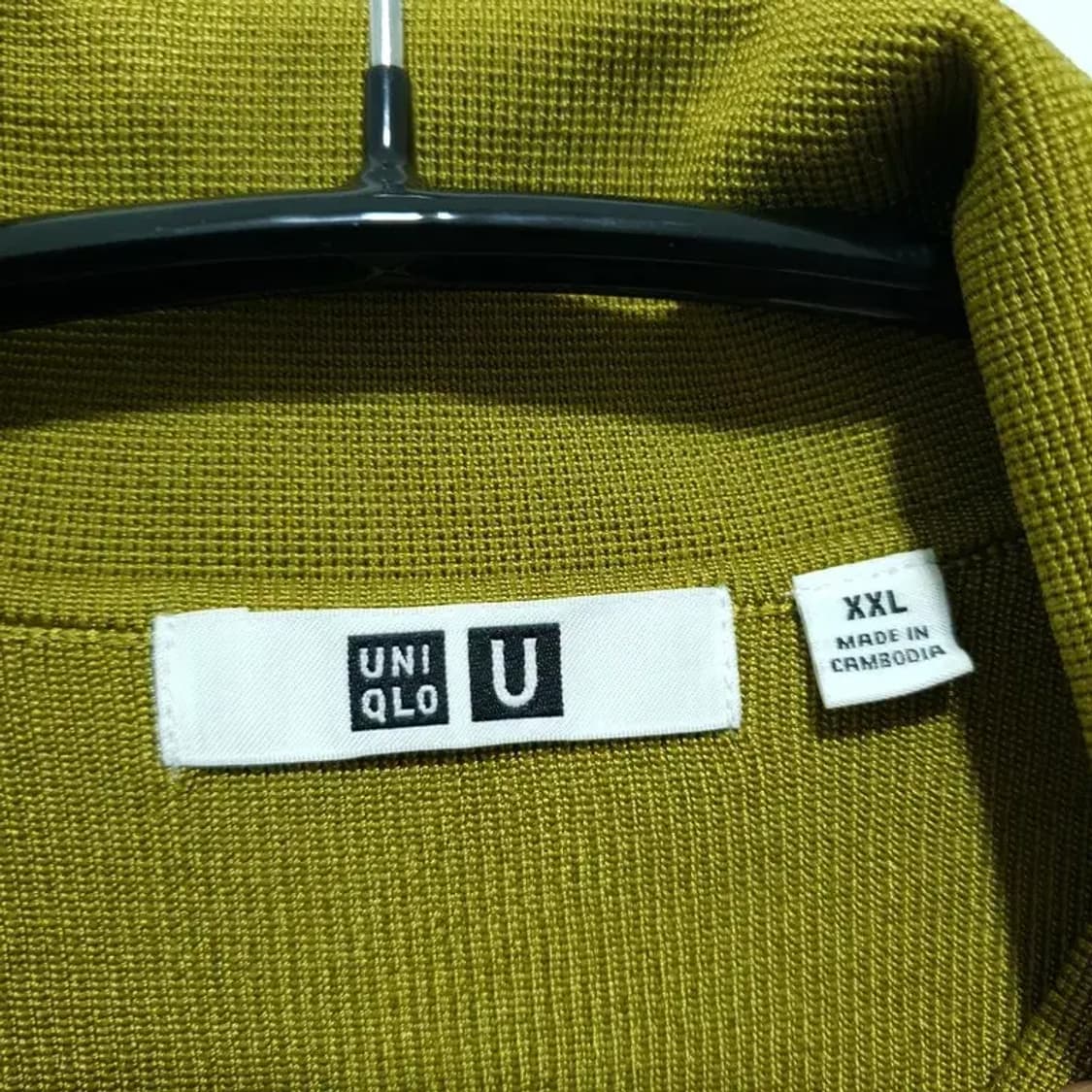 유니클로 U 여성 반팔 카라 니트 XXL_S1171 상품이미지6