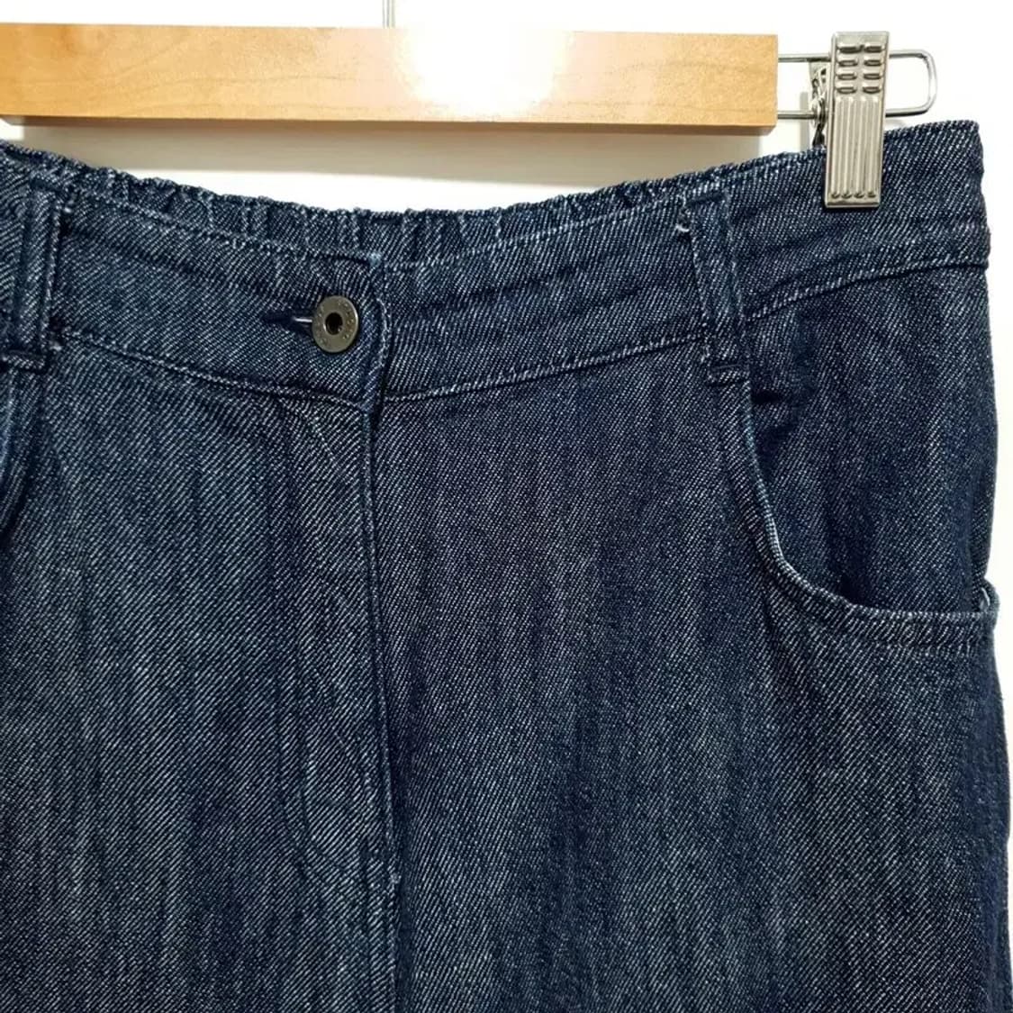 스튜디오 톰보이 뒷밴딩 와이드 데님 팬츠 F_S1182 상품이미지2