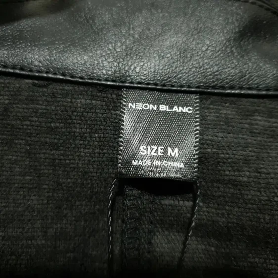 NEON BLANC 남성 레더 자켓 M_M1221 상품이미지6