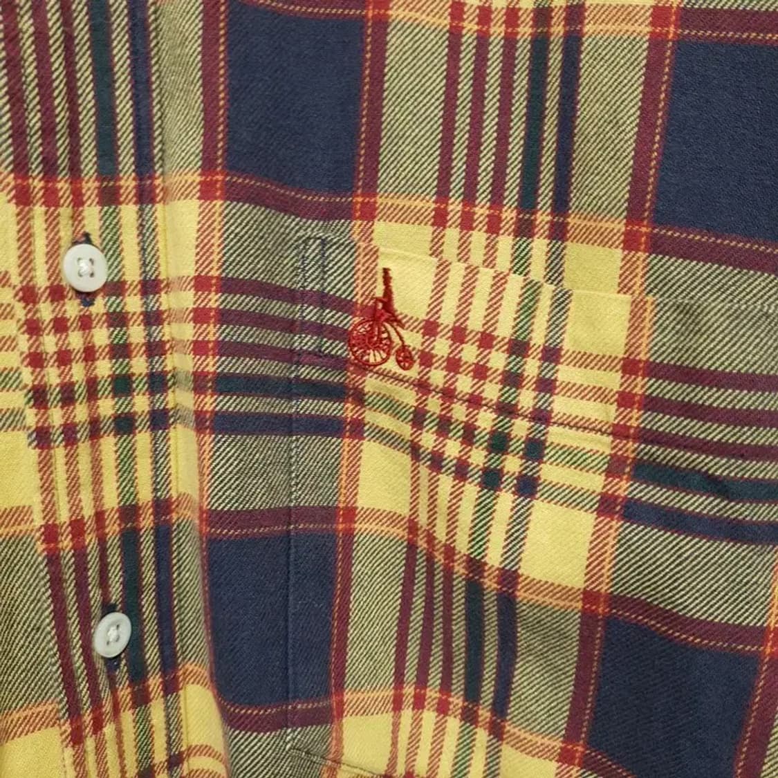 빈폴 오버핏 체크 셔츠 100_M1226 상품이미지3