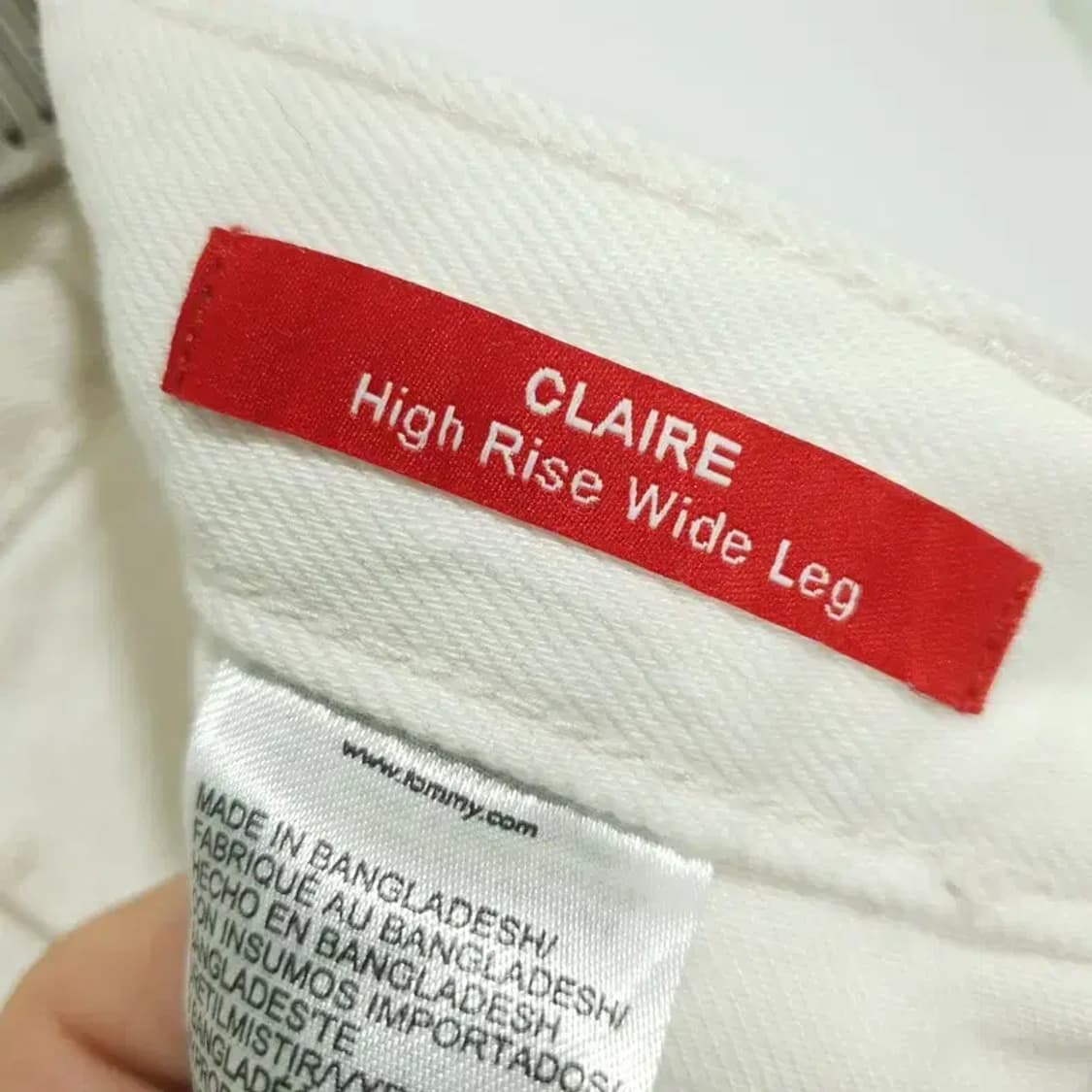 타미힐피거 클레어 하이라이즈 와이드 팬츠 26_M1244 상품이미지9