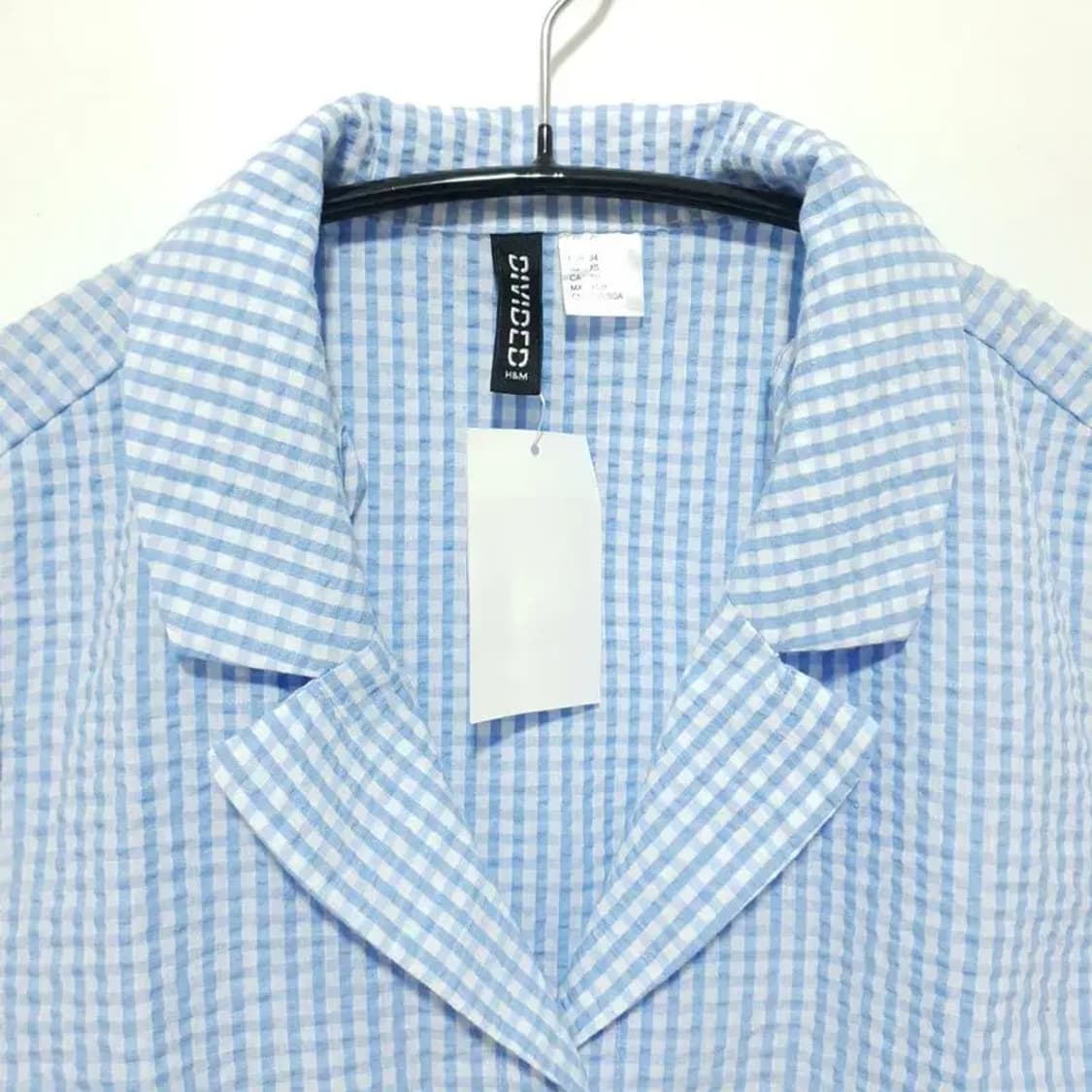 H&M 크롭 반팔 셔츠 XS_S1207 상품이미지2