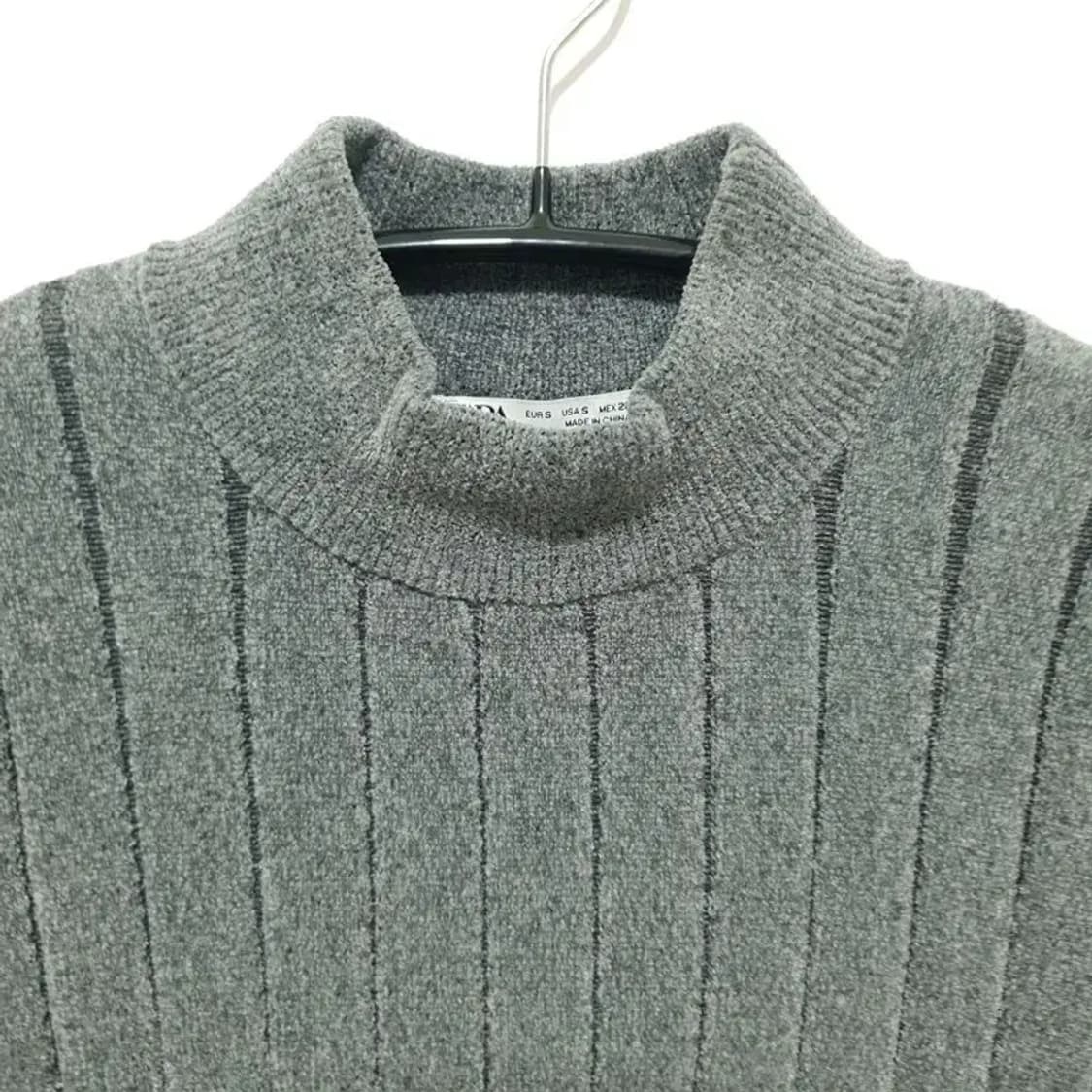 자라 폴라 반팔 니트 S_S1212 상품이미지2