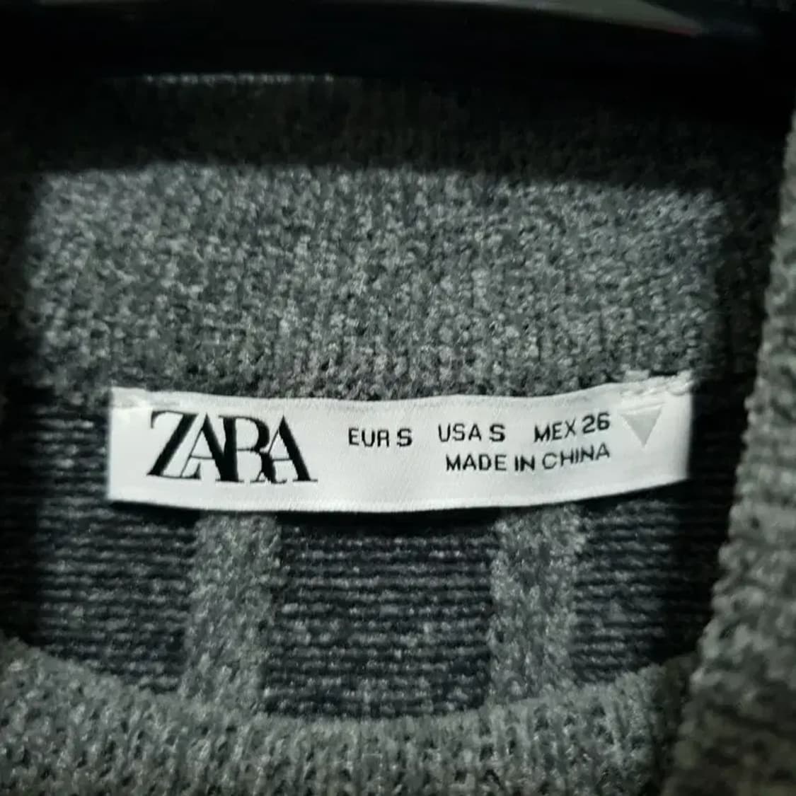 자라 폴라 반팔 니트 S_S1212 상품이미지6