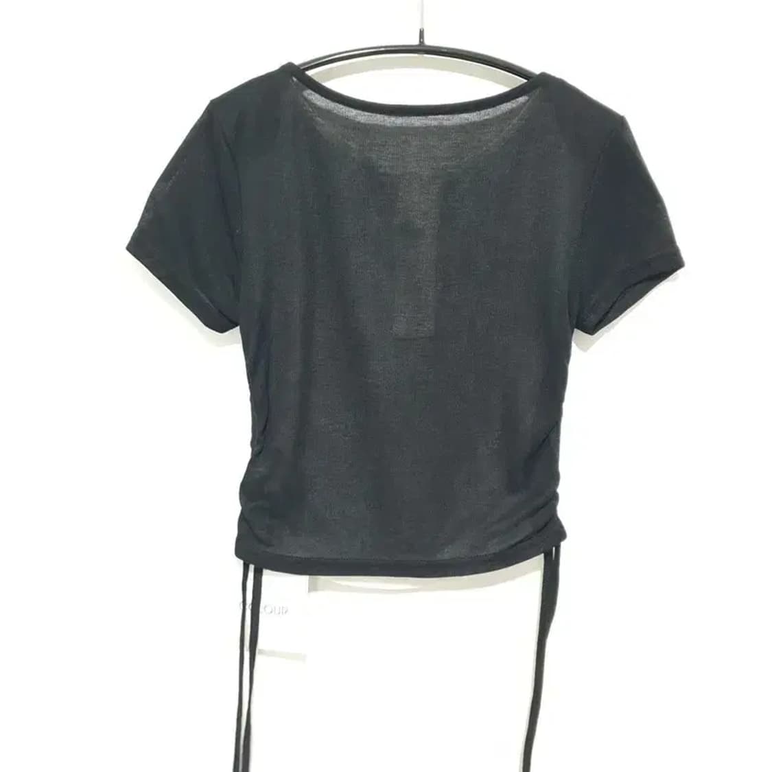 레이어드 셔링 크롭 반팔 M_S1214 상품이미지5