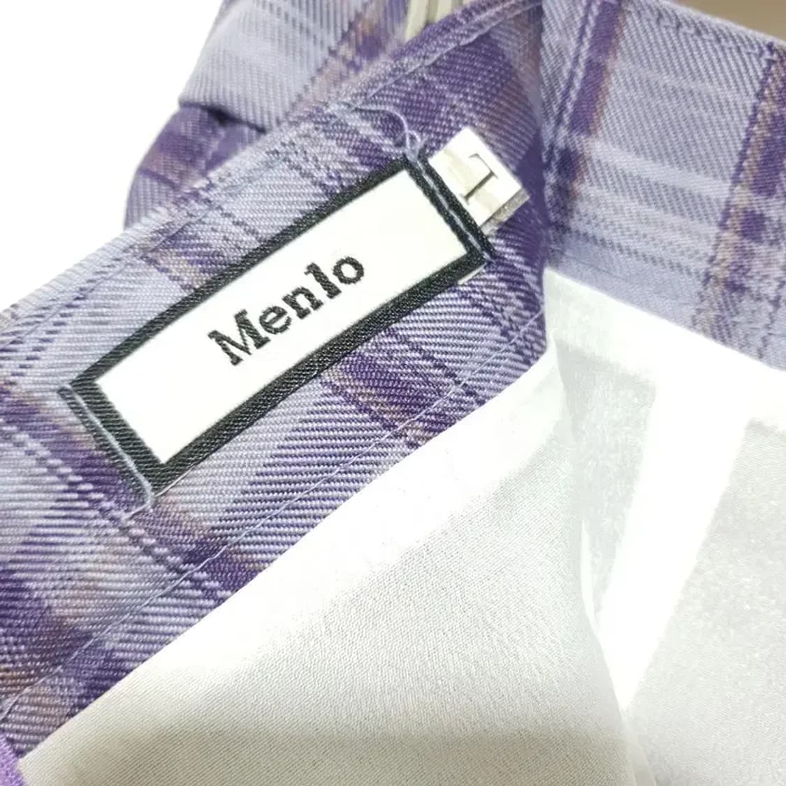 Menlo 체크 코르셋 스커트 L_S1220 상품이미지4