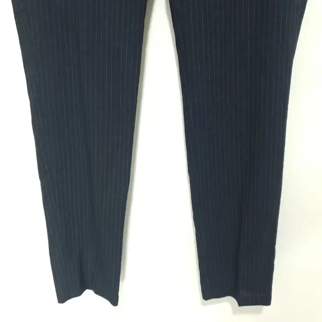 마인드브릿지 크롭 테이퍼드 스트라이프 슬랙스 31_S1227 상품이미지3