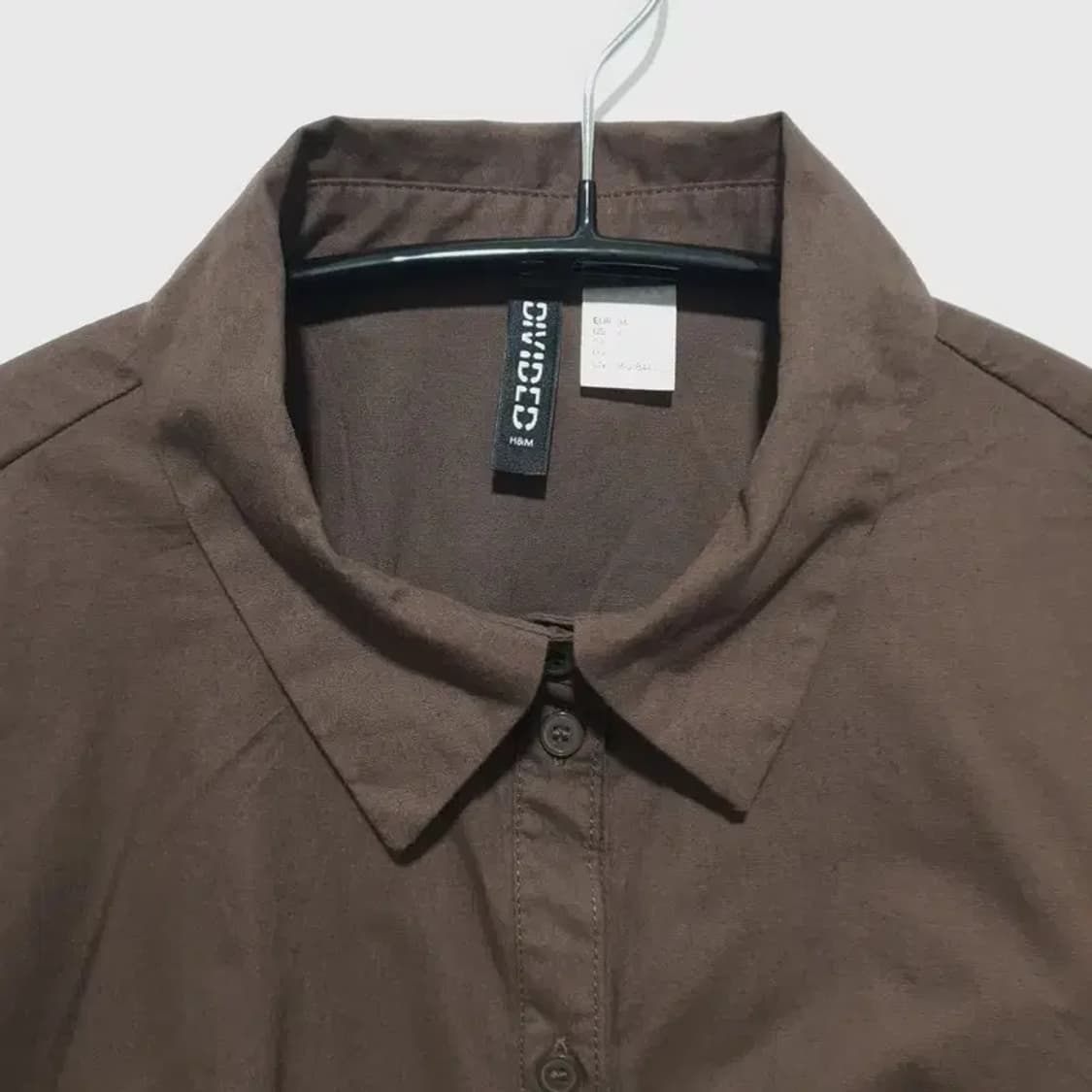 H&M 크롭 반팔 셔츠 EUR 36_S1210 상품이미지2