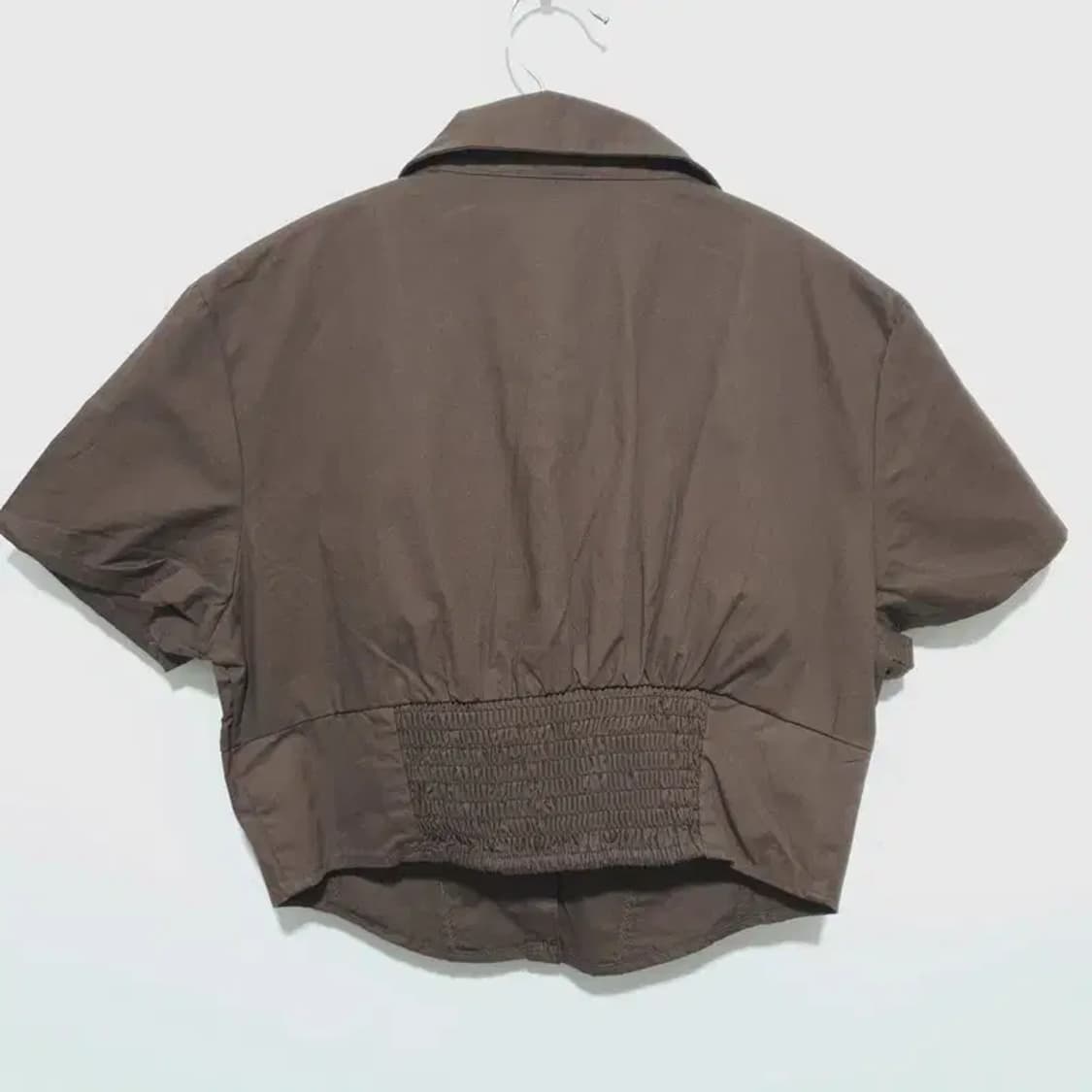 H&M 크롭 반팔 셔츠 EUR 36_S1210 상품이미지5