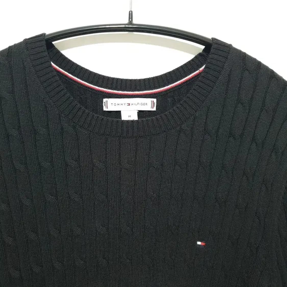 타미힐피거 여성 코튼 케이블 니트 M_S1213 상품이미지2