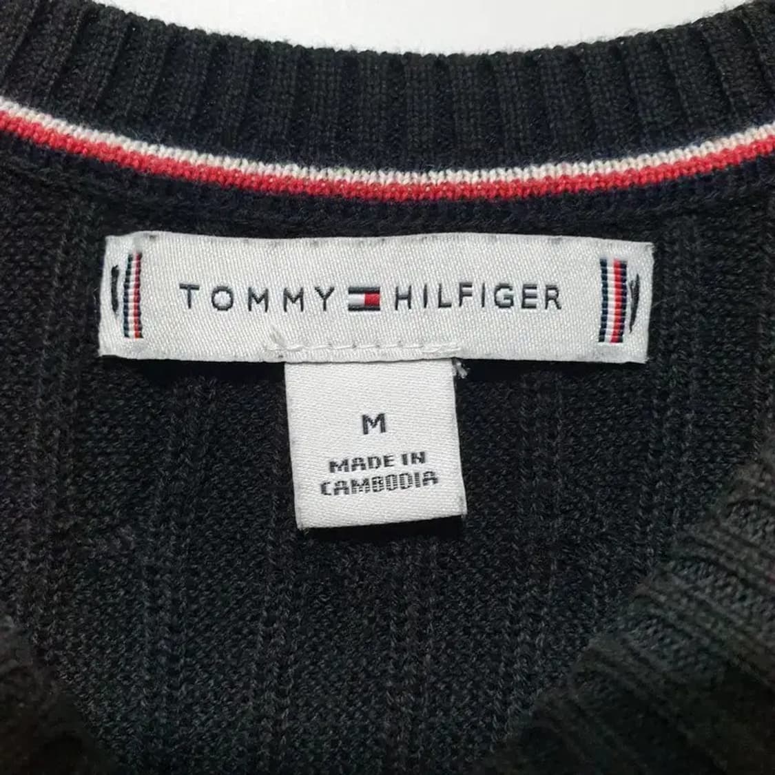 타미힐피거 여성 코튼 케이블 니트 M_S1213 상품이미지6