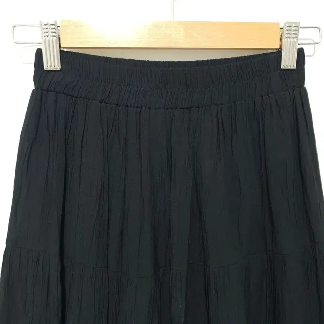 밴딩 주름 롱 스커트 F_S1221 상품이미지2