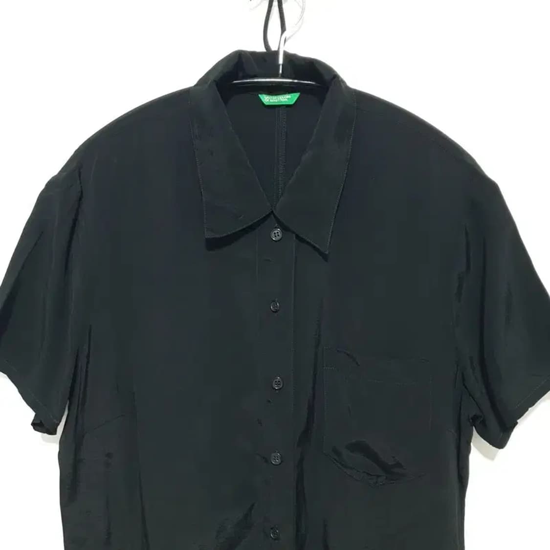 베네통 셔츠 롱 원피스 M_S1219 상품이미지2