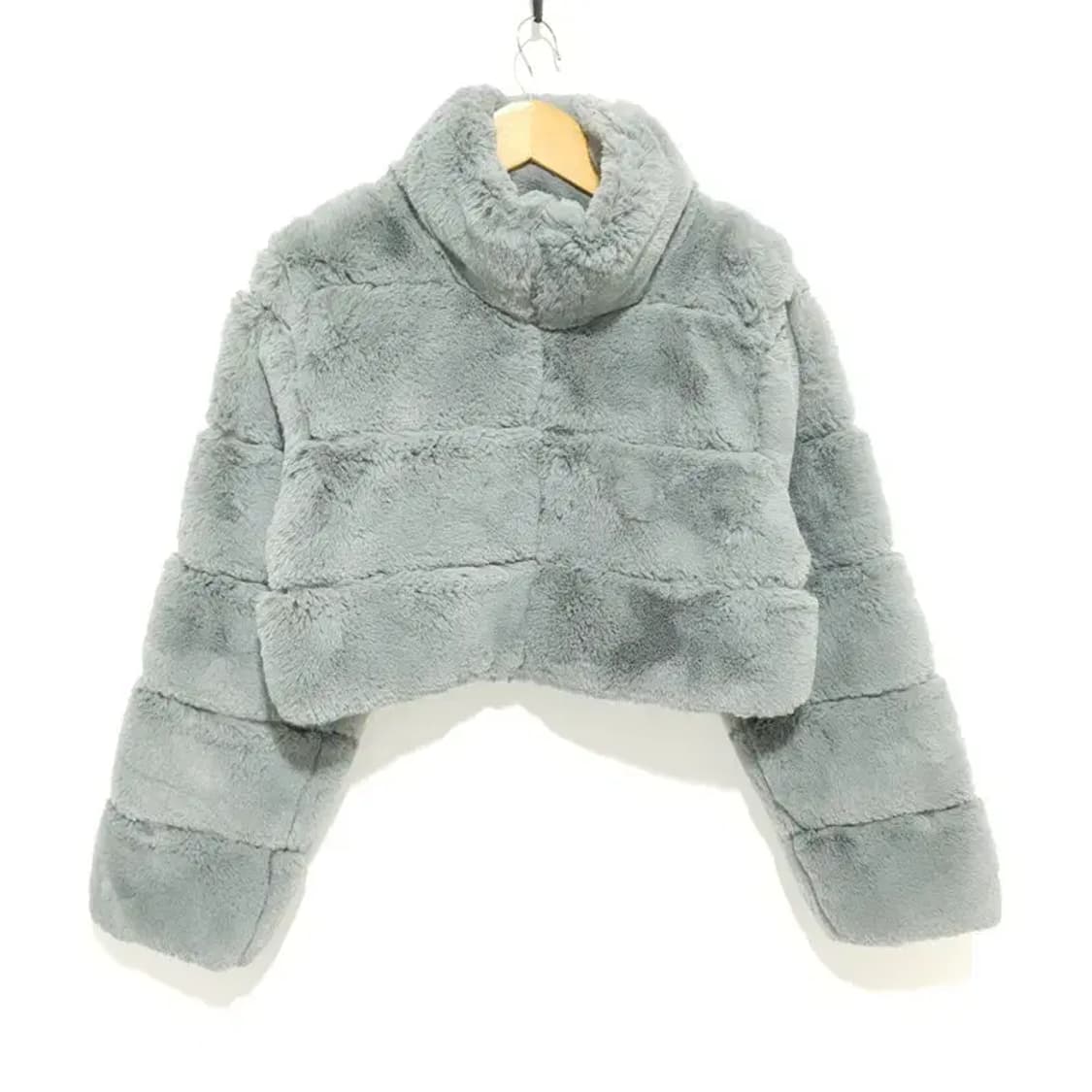 여성 크롭 퍼 자켓 F_W0302 상품이미지1