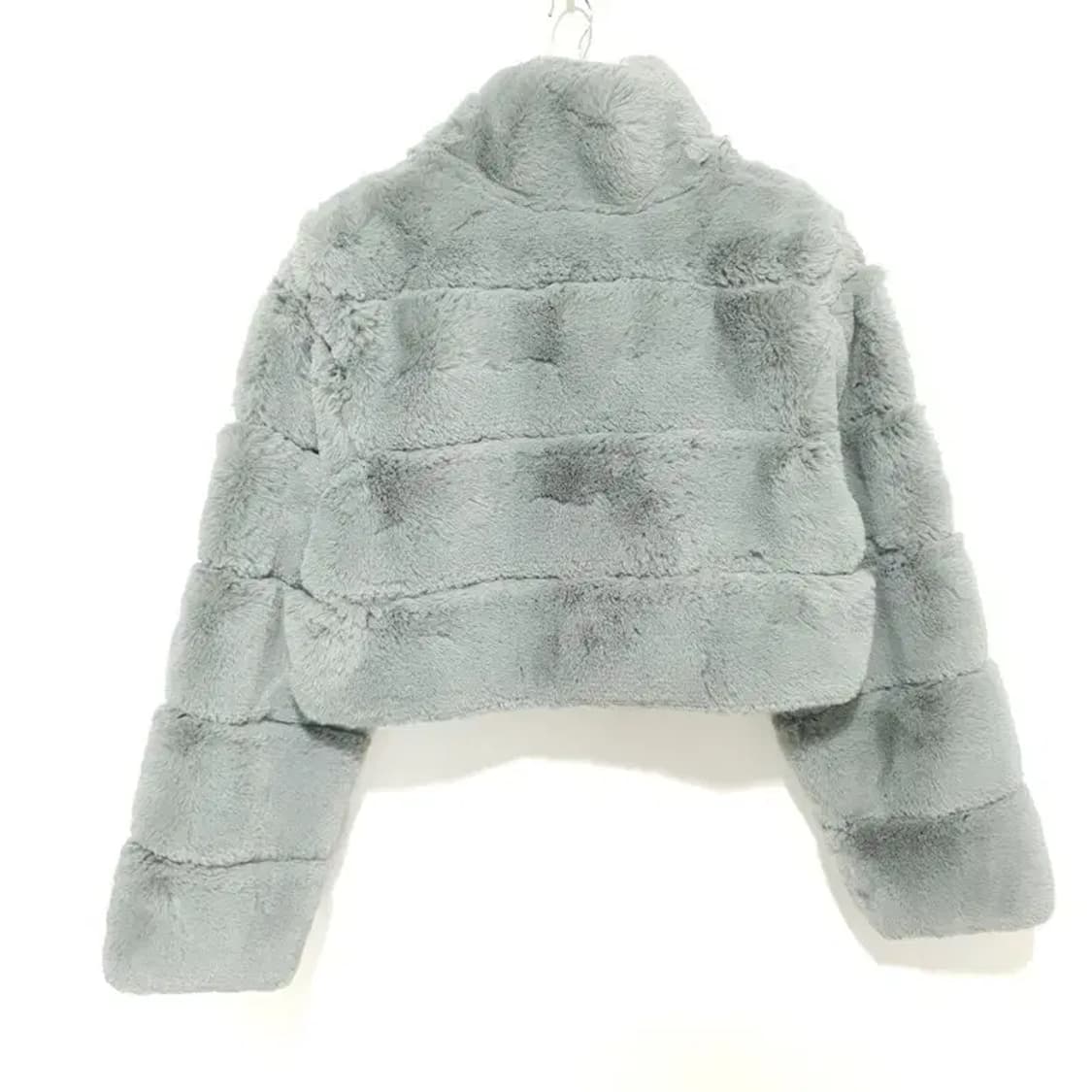 여성 크롭 퍼 자켓 F_W0302 상품이미지4