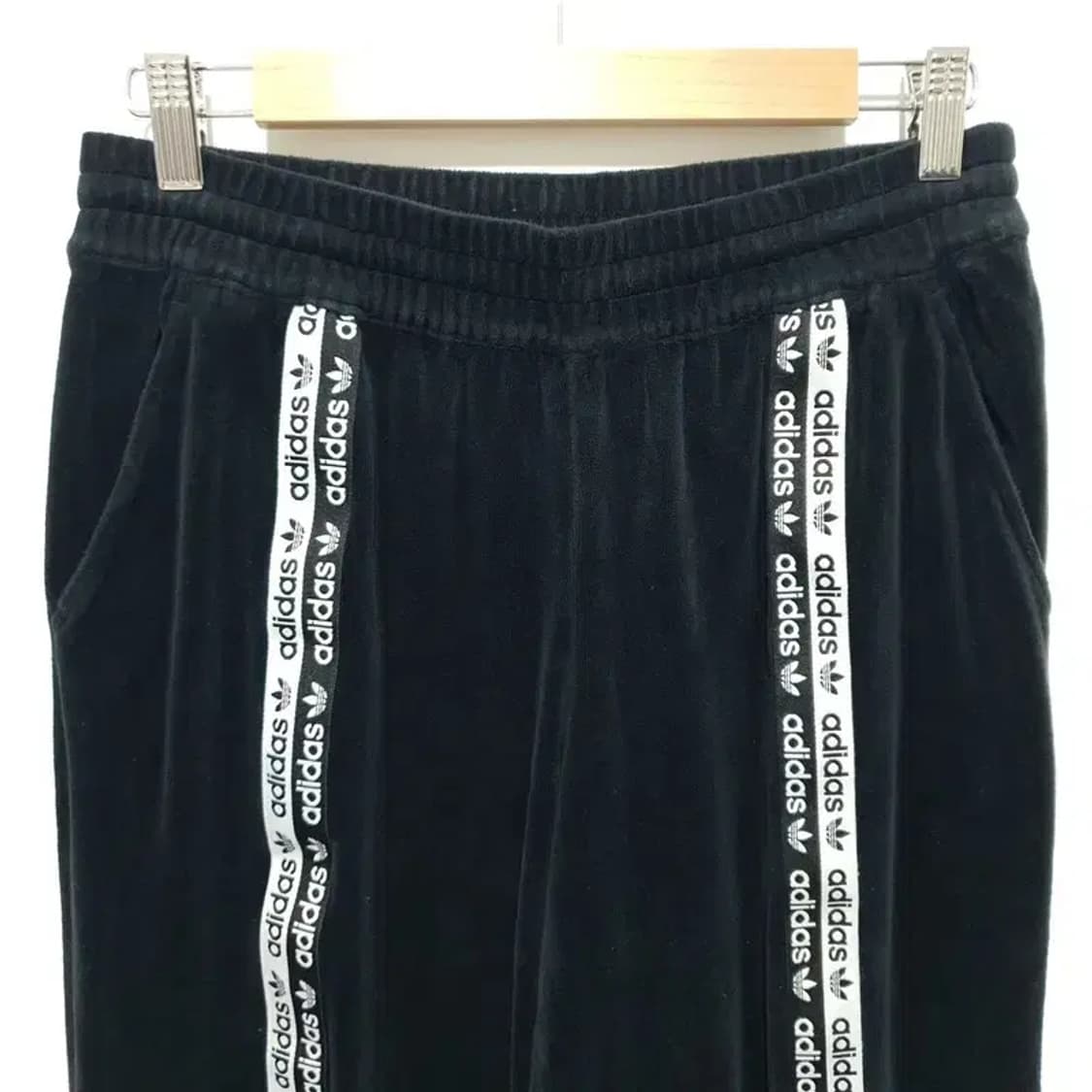 아디다스 여성 커프드 벨벳 조거 팬츠 M_M1257 상품이미지2