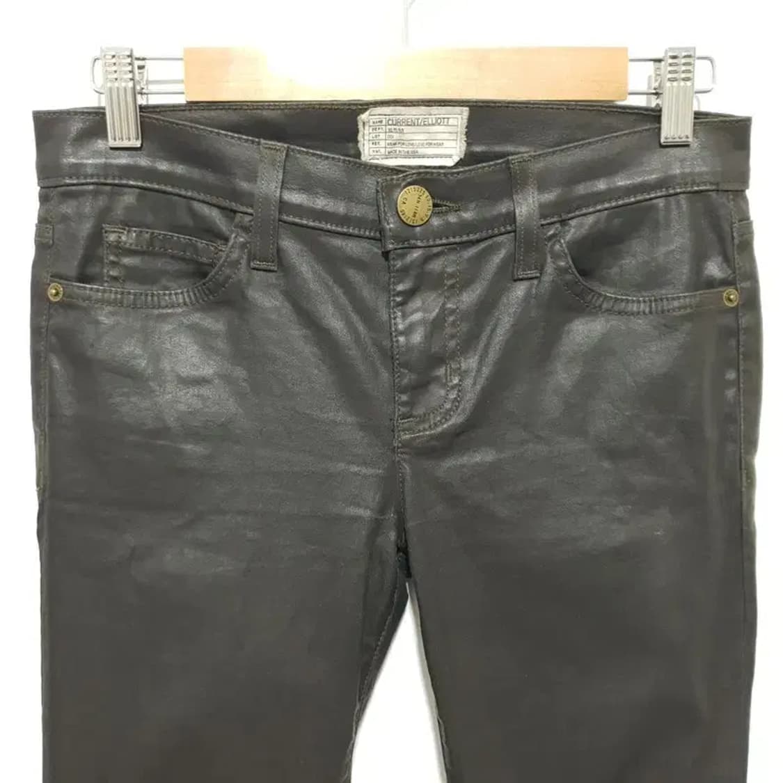 커렌트 엘리엇 브라운 스키니 코팅진 26_M1258 상품이미지2