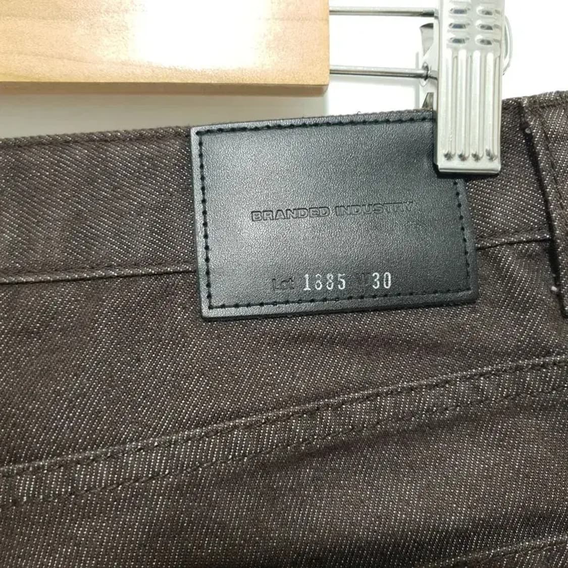 인스턴트데님 와이드 데님 팬츠 브라운 30_M1263 상품이미지5