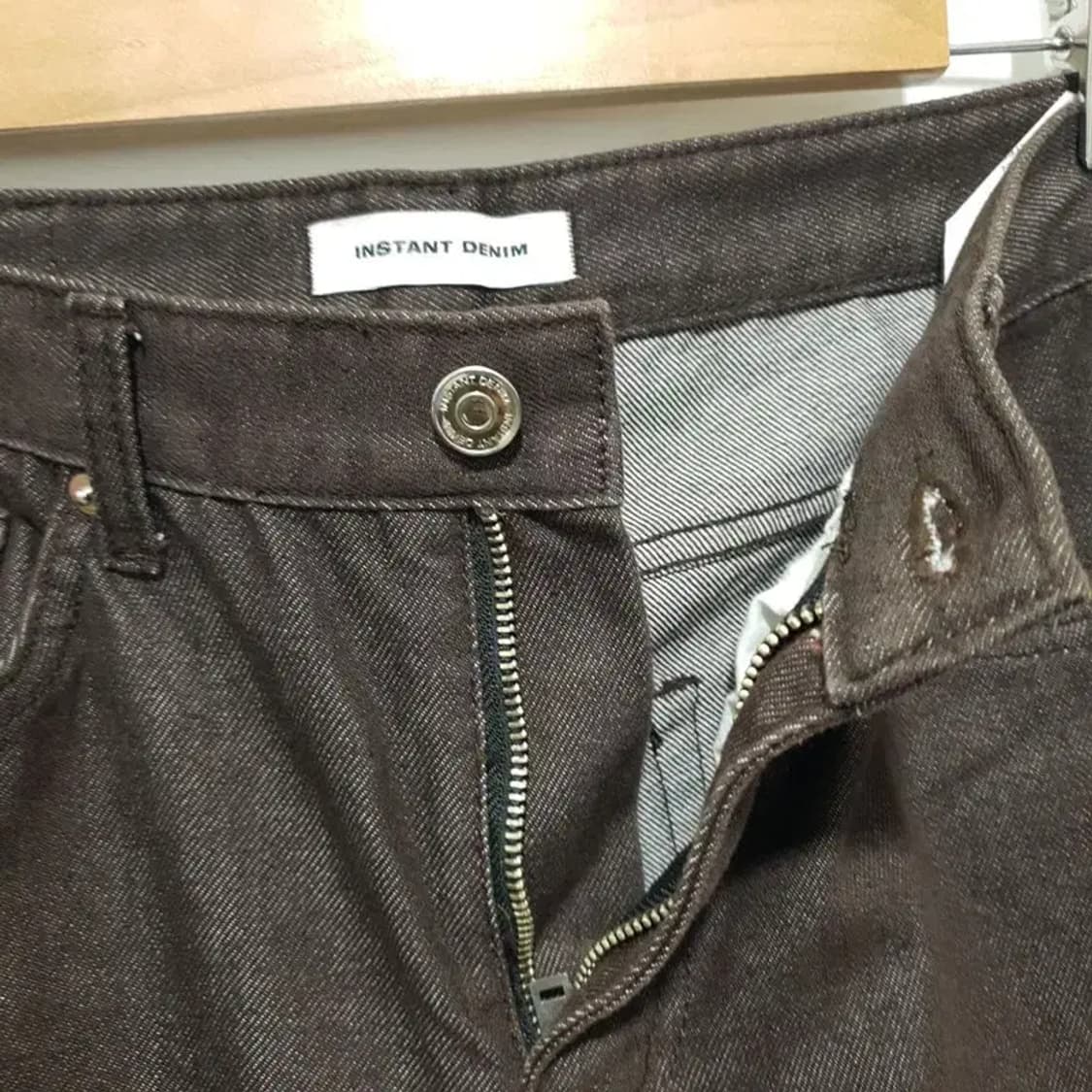 인스턴트데님 와이드 데님 팬츠 브라운 30_M1263 상품이미지6